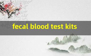  fecal blood test kits